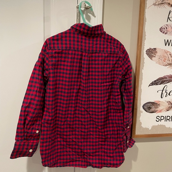 Gap Kids Plaid Oxford Shirt S - Picture 3 of 3